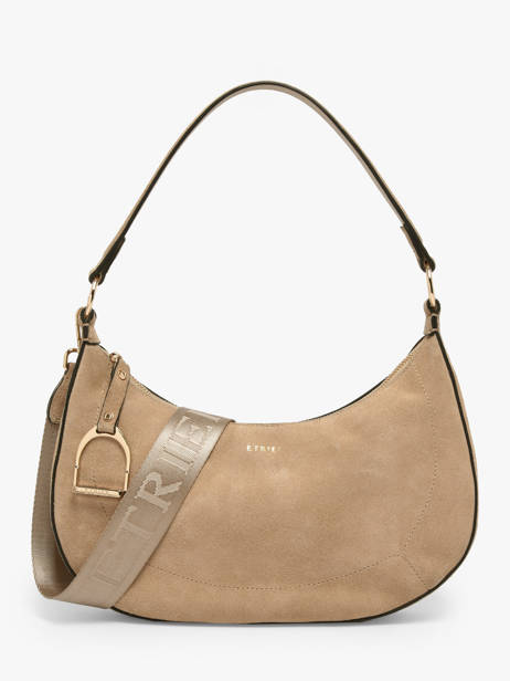 Sac Porté épaule Altesse Suede Cuir Etrier Beige altesse suede EASU017M