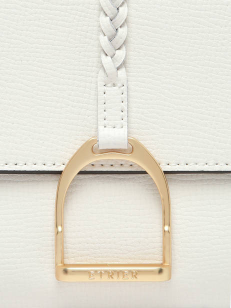 Shoulder Bag S Torsade Leather Etrier White torsade ETOS169S other view 5