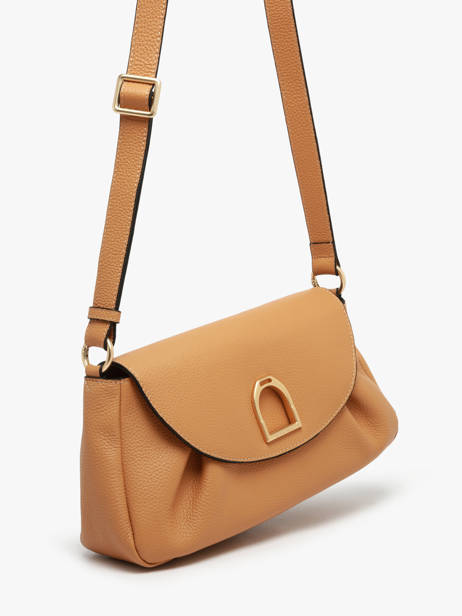 Shoulder Bag Shadow Leather Etrier Yellow shadow ESHA163M other view 2