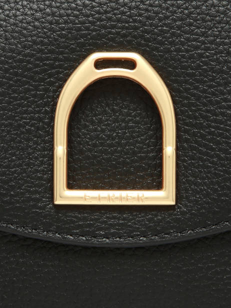 Shoulder Strap Crossbody Bag Shadow Leather Etrier Black shadow ESHA163S other view 6