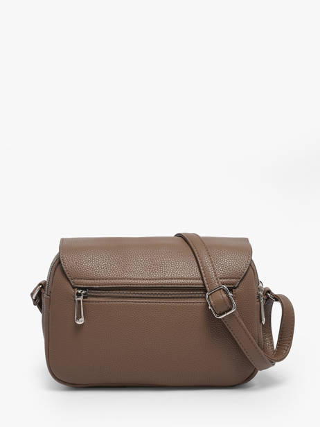 Sac Bandoulière Grained Miniprix Marron grained F3601 vue secondaire 2