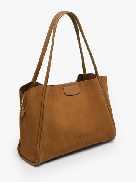 Sac Porté épaule Suede Ida Cuir Lancaster Marron suede ida 102 vue secondaire 1