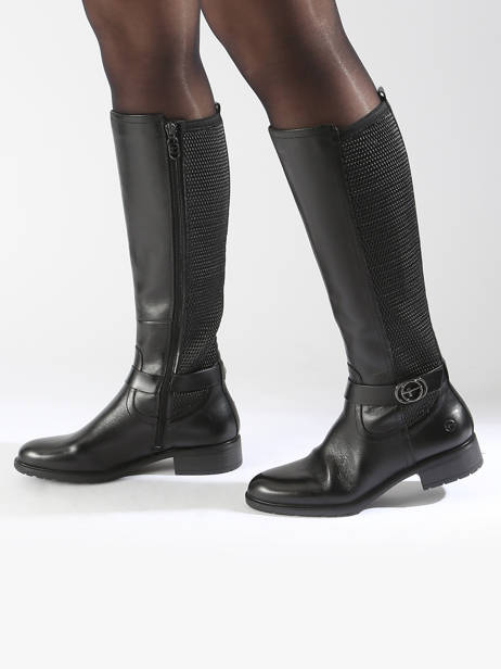 Bottes Cavalières En Cuir Tamaris Noir women 43 vue secondaire 2