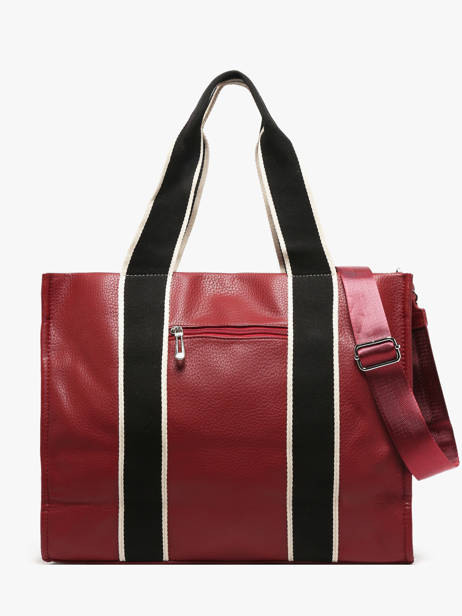 A4 Size Shoulder Bag New Grain Miniprix Red wt new grained F6946 other view 3