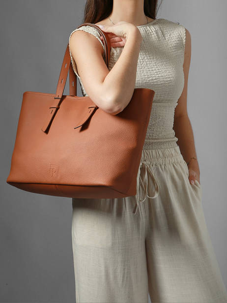 Shoulder Bag Cavalier Leather Etrier Brown cavalier ECLR127M other view 1