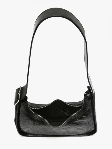 Shoulder Bag Croco Vernis Paul marius Black croco vernis VICTOCRV other view 2