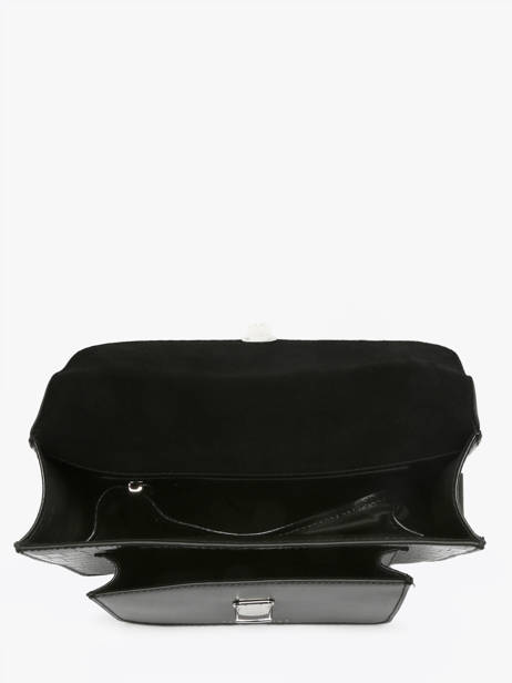 Crossbody Bag Croco Vernis Paul marius Black croco vernis GEORGCRV other view 2