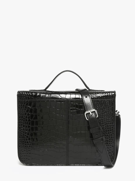 Crossbody Bag Croco Vernis Paul marius Black croco vernis GEORGCRV other view 3
