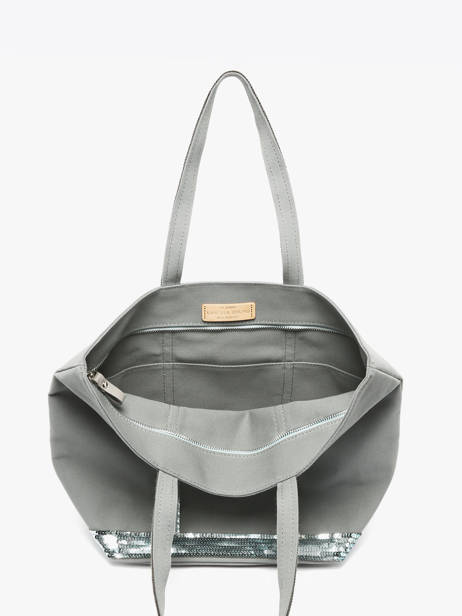 Satchel Cabas Cotton Vanessa bruno Gray cabas 1V40378 other view 3