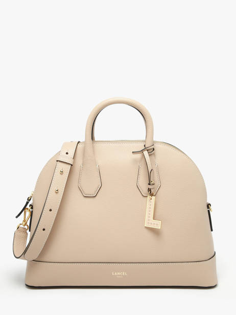 Handbag Belleville Leather Lancel Beige belleville A13736