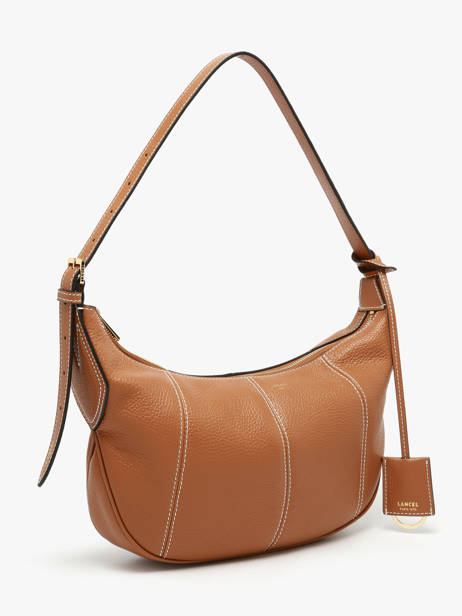 Medium Leather Victoire Hobo Bag Lancel Brown victoire A13993 other view 2