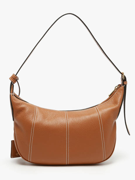 Medium Leather Victoire Hobo Bag Lancel Brown victoire A13993 other view 4