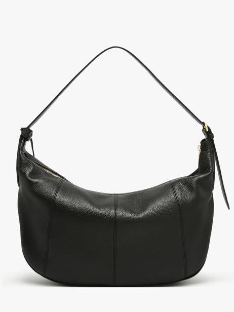 Large Leather Victoire Hobo Bag Lancel Black victoire A13994 other view 4