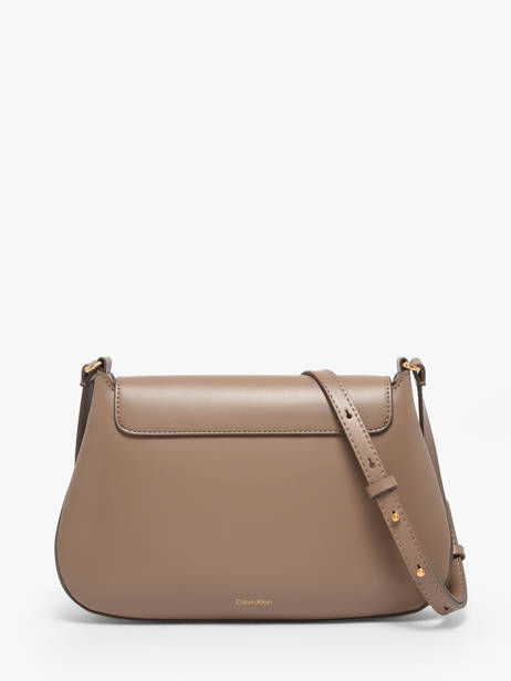 Shoulder Bag Engraved Polyurethane Calvin klein jeans Brown engraved 4F3401G other view 3