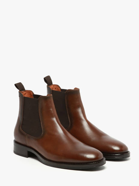 Chelsea Boots In Leather Kost Brown men B other view 1