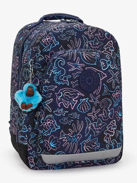 2-compartment Backpack Kipling Blue back to school / pbg PBGI7090 other view 2