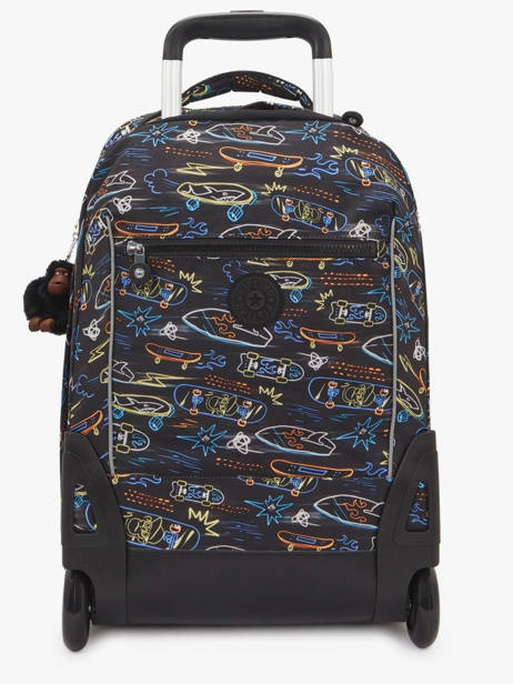 2-compartment Wheeled Schoolbag With 15