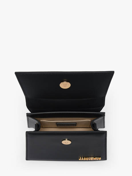 Preloved Leather Chiquito Moyen Crossbody Bag Jacquemus Black second life 1566432 other view 5