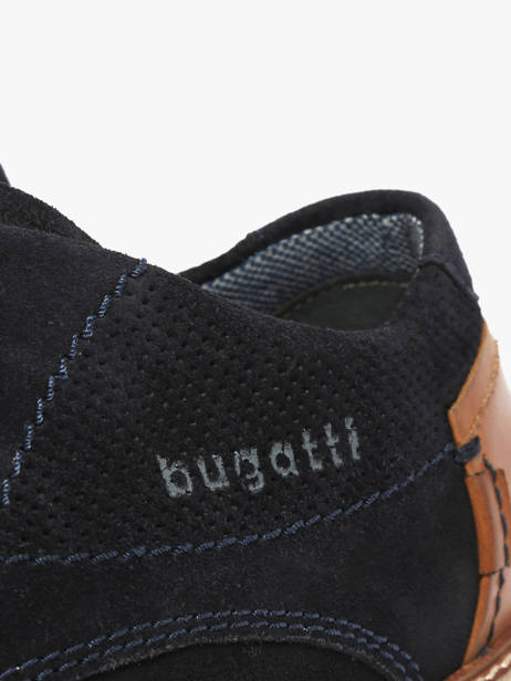 Formal Shoes In Leather Bugatti Blue men 3319711K other view 2