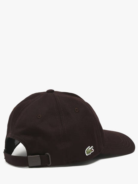 Casquette Lacoste Marron accessoires RK044000 vue secondaire 2