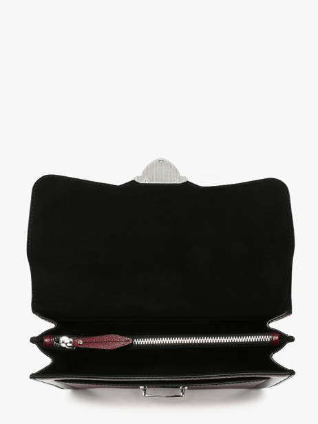 Leather Madame George Sar Crossbody Bag Paul marius Red star MGEORSTA other view 2