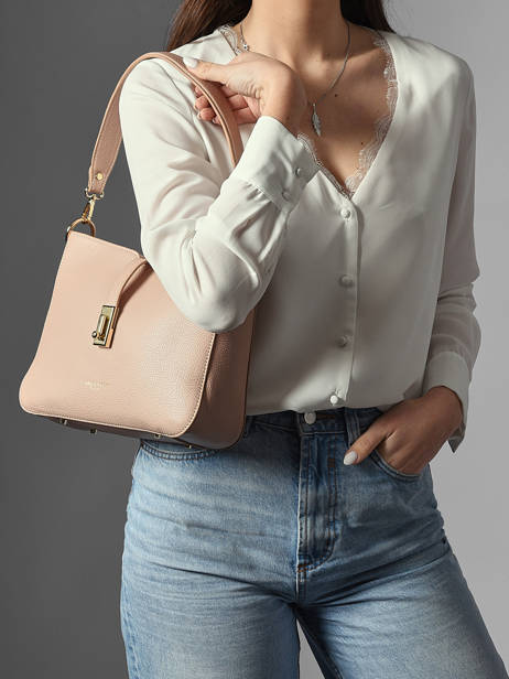 Sac Porté épaule Milano Horizon Sophie Cuir Lancaster Beige milano horizon sophie 81 vue secondaire 1