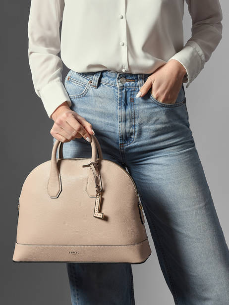 Handbag Belleville Leather Lancel Beige belleville A13736 other view 1