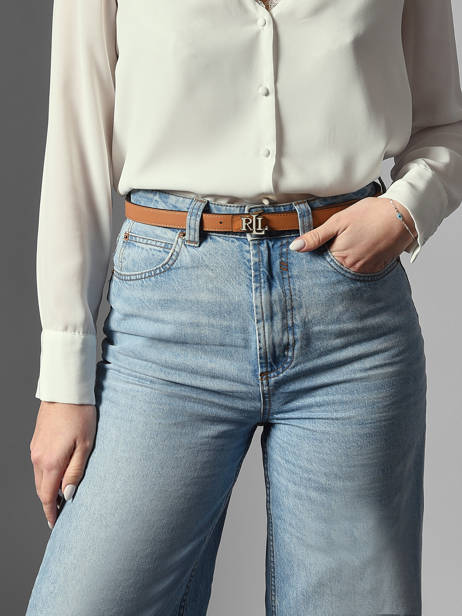 Belt Lauren ralph lauren Beige elmswood 12P04418 other view 3