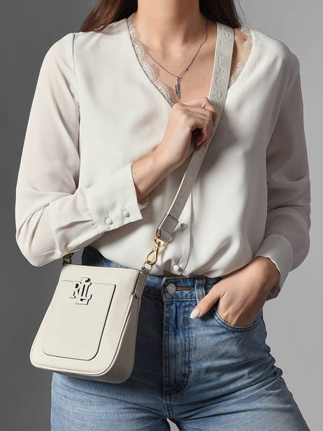 Leather Mini Cameryn Crossbody Bag Lauren ralph lauren White cameryn 31982184 other view 1