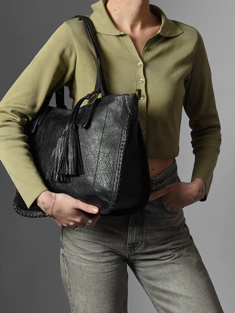 Shoulder Bag Wt Tresse Miniprix Black wt tresse 27611 other view 1