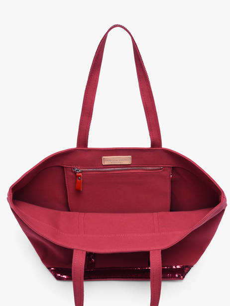 Le Cabas L Paillettes Vanessa bruno Rose cabas 1V40315 vue secondaire 3