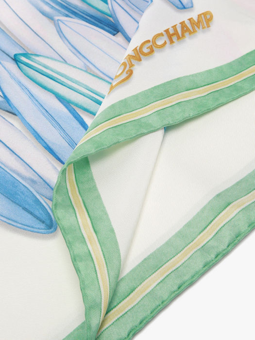 Longchamp Soie gots Etole Multicolore