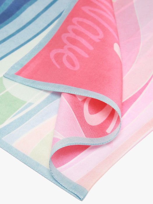 Longchamp Soie gots Scarf Multicolor