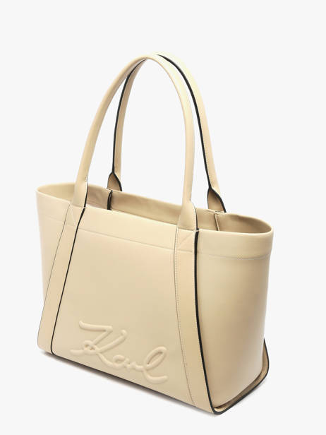 Leather K/ville Studs Shoulder Bag Karl lagerfeld Beige k ville B1W30066 other view 2