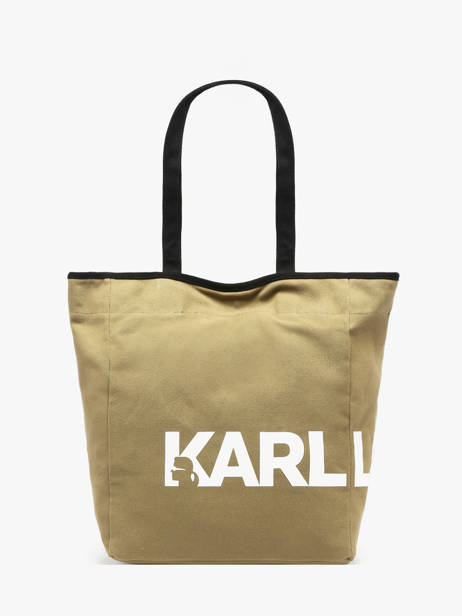 Shoulder Bag K Essential Cotton Karl lagerfeld Green k essential B1W50050