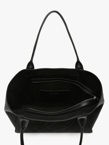 Leather K/ville Studs Shoulder Bag Karl lagerfeld Black k ville B1W30066 other view 2