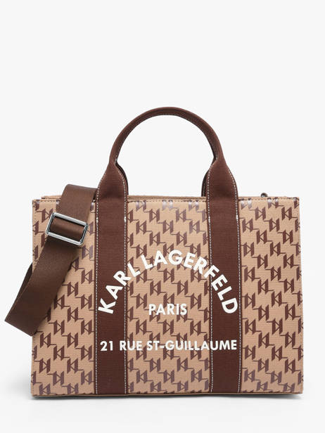 Satchel Rsg Cotton Karl lagerfeld Beige rsg B1W50021