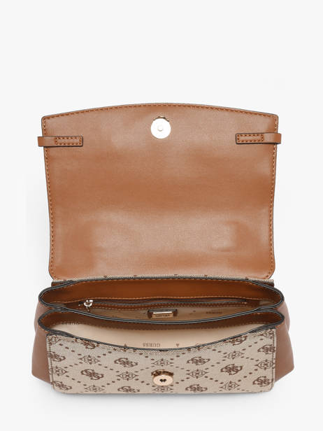 Sac Bandoulière Melinda Logo Polyester Guess Marron melinda logo JP990220 vue secondaire 2