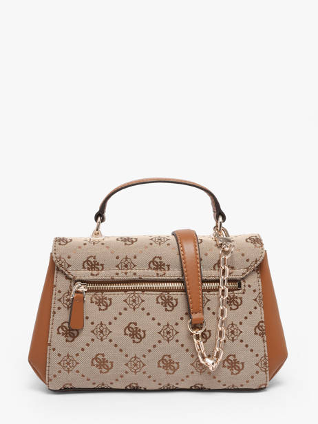 Sac Bandoulière Melinda Logo Polyester Guess Marron melinda logo JP990220 vue secondaire 3