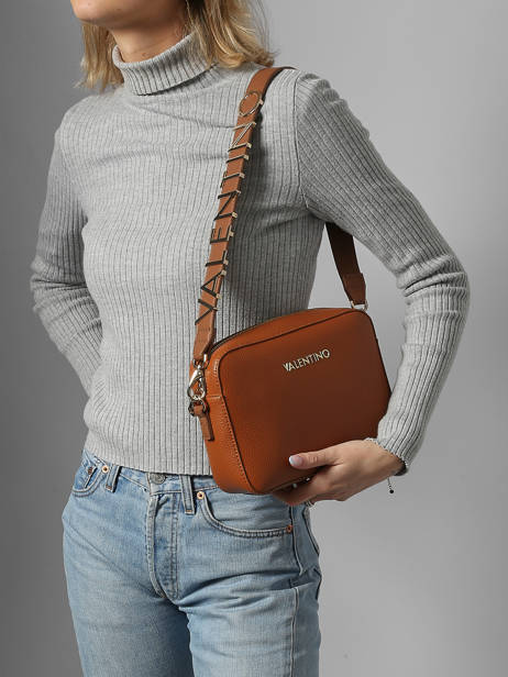 Sac Bandoulière Alexia Valentino Marron alexia VBS5A809 vue secondaire 1