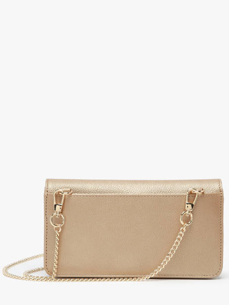 Sac Pochette Luna Cuir Avec Chaînette Amovible Hexagona Or luna 688422 vue secondaire 4