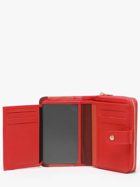 Portefeuille Cuir Hexagona Rouge bahia 688262 vue secondaire 2