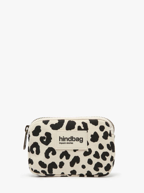 Porte-monnaie Hindbag Beige leopard LE