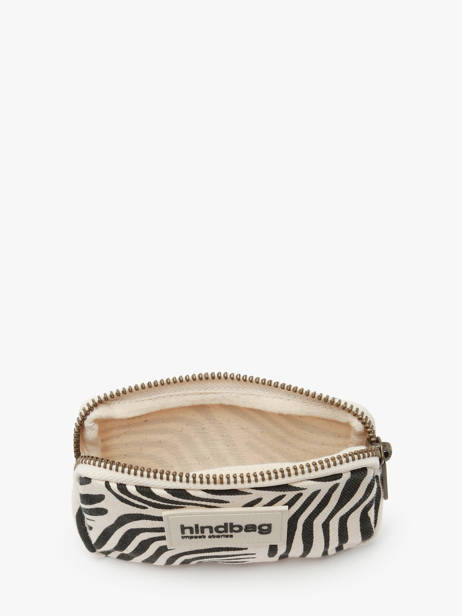 Porte-monnaie Tigre Hindbag Beige tigre TI vue secondaire 1