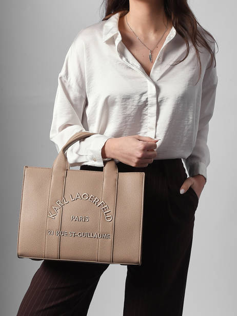 Satchel Rsg Leather Karl lagerfeld Beige rsg B1W30041 other view 1
