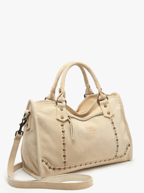 Sac à Main A4 Houston Cuir Basilic pepper Beige houston BHOU22 vue secondaire 1