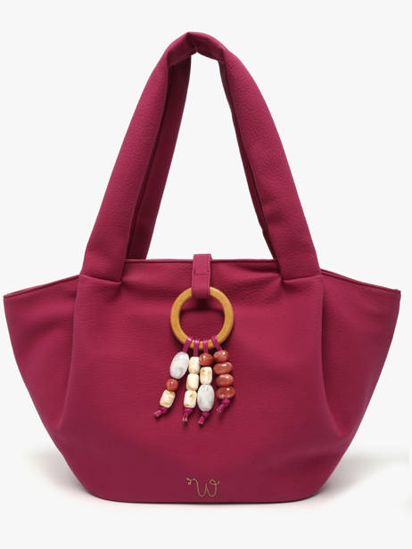 Shoulder Bag Woomen Pink camomille pearl WCAE07