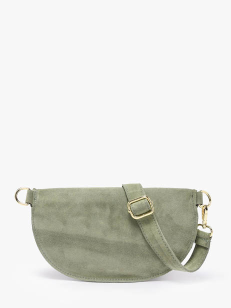 Sac Banane Milano Vert velvet VE25111 vue secondaire 3