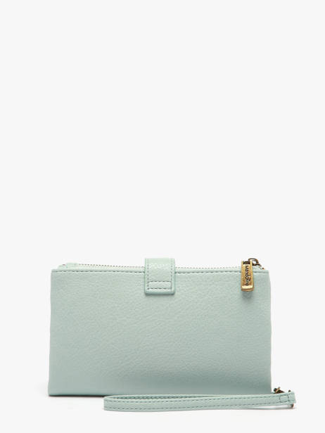 Wallet With Coin Purse Soft Mandoline Blue soft 195 other view 2