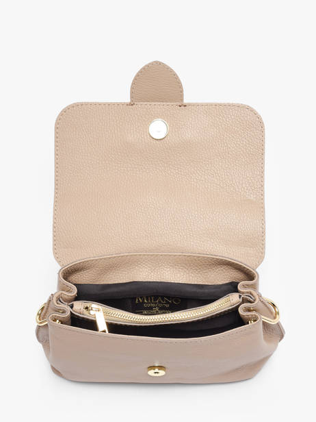 Satchel Velvet Caviar Leather Milano Beige velvet caviar VC25114 other view 2